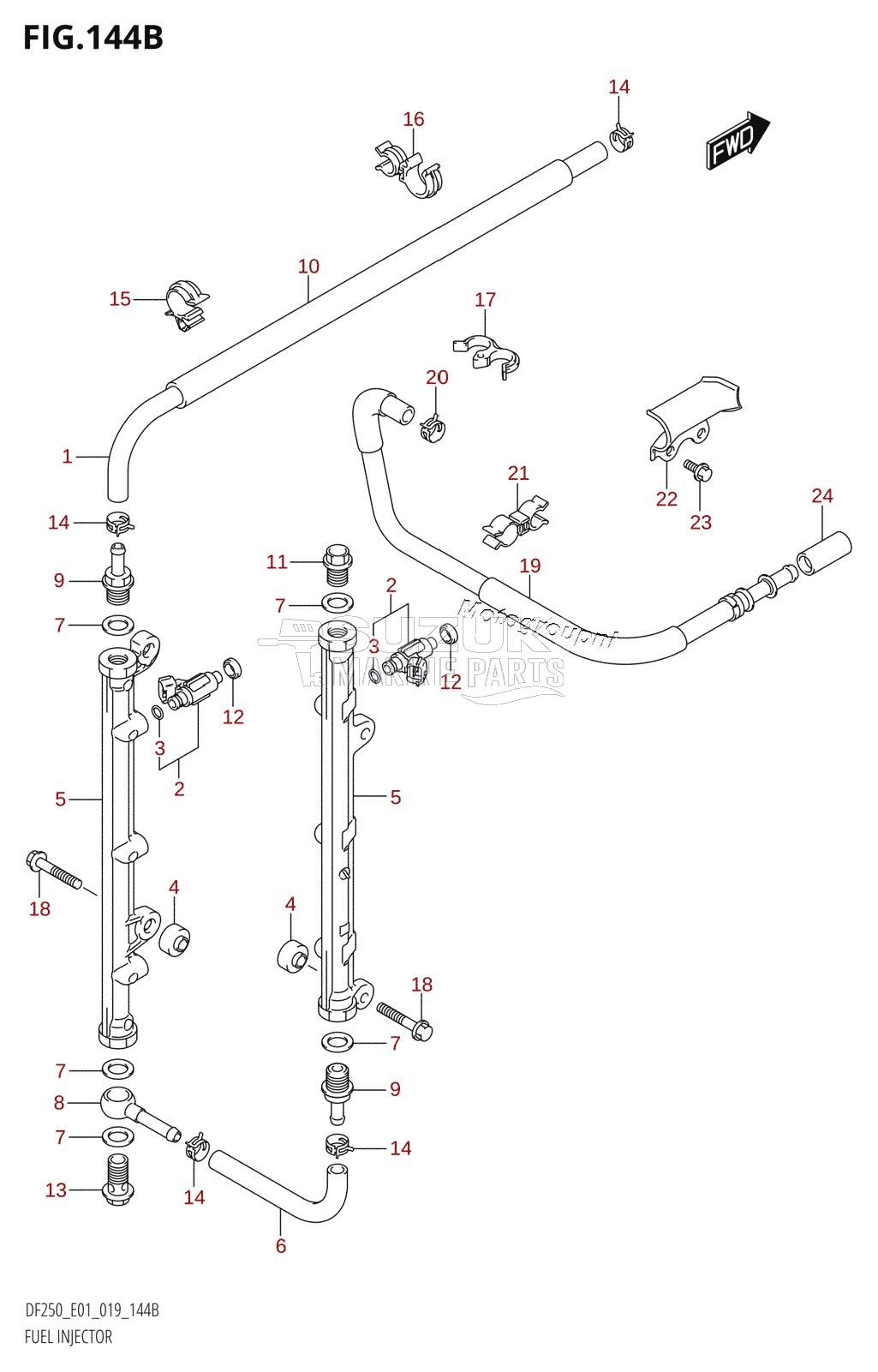 FUEL INJECTOR (E40)