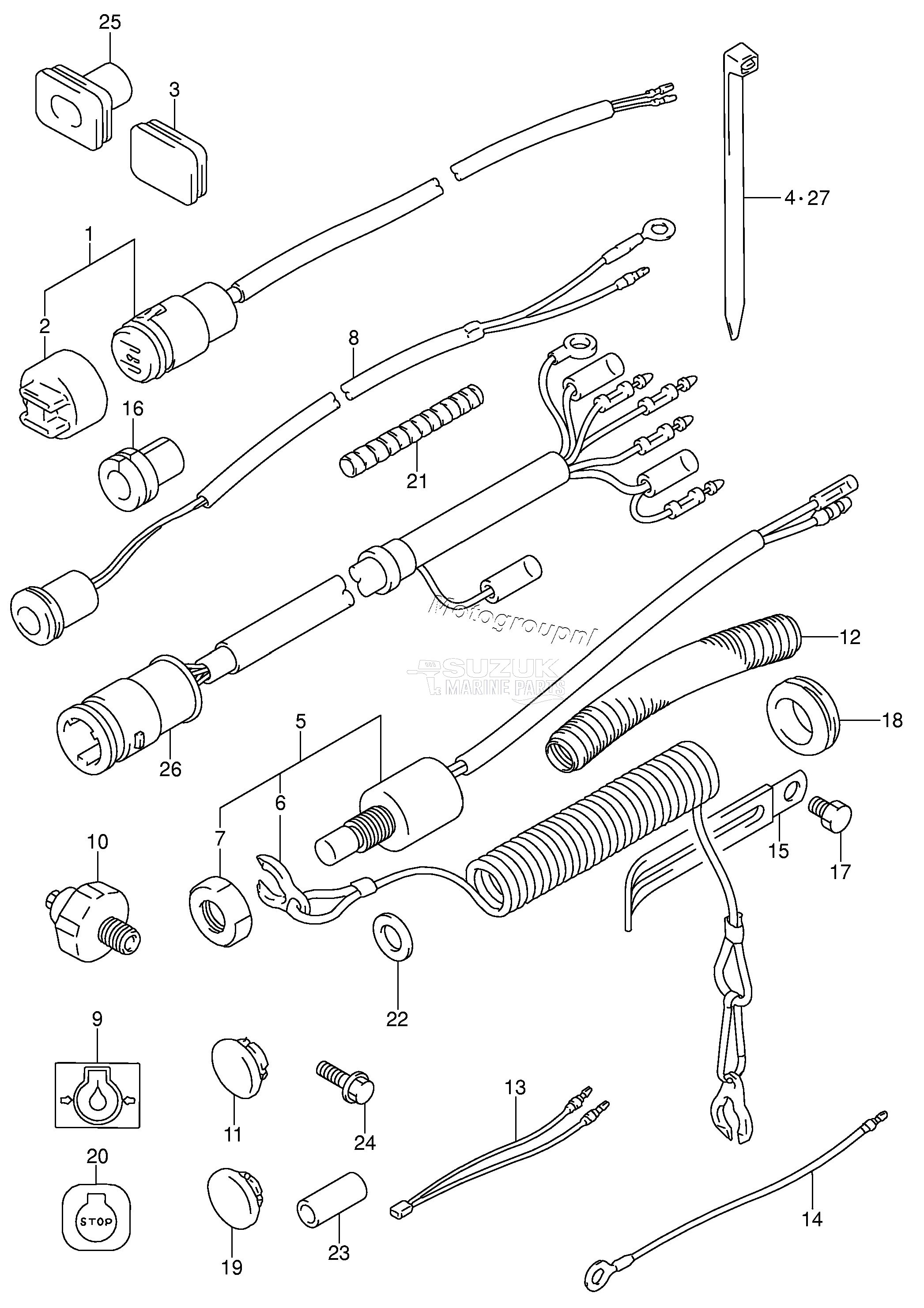 ELECTRICAL (2)(DF9.9 652501~ /​ DF15 652501~)