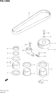 07001F-880001 (2008) 70hp E03-USA (DF70TK8) DF70 drawing TIMING BELT