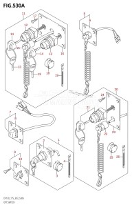 DF150 From 15001F-680001 (E03)  2006 drawing OPT:SWITCH