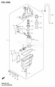 DF40A From 04003F-110001 (E03)  2011 drawing FUEL VAPOR SEPARATOR