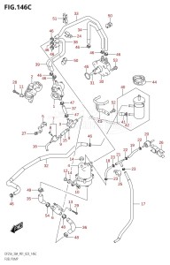 DF30A From 03003F-240001 (P01 P40)  2022 drawing FUEL PUMP ((022,023):P01)