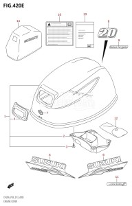 DF15A From 01504F-310001 (P03)  2013 drawing ENGINE COVER (DF20A:P03)