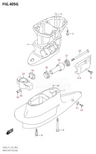 04005F-240001 (2022) 40hp E34-Italy (DF40ASVT  DF40ASVT) DF40A drawing DRIVE SHAFT HOUSING (DF50AVTH:E01,(DF50AVT,DF60AVT):E03)