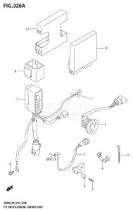 DF50A From 05003F-310001 (E03)  2013 drawing PTT SWITCH /​ ENGINE CONTROL UNIT (DF40A:E03)