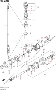 15002Z-010001 (2010) 150hp E01-Gen. Export 1 (DF150ZK10) DF150Z drawing TRANSMISSION (DF150Z,DF175Z)