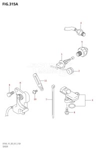 DF115Z From 11502Z-010001 (E03)  2010 drawing SENSOR