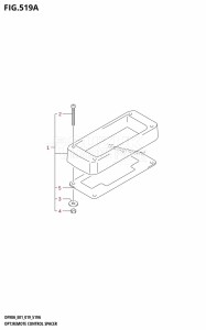 DF100B From 10004F-910001 (E01 E40)  2019 drawing OPT:REMOTE CONTROL SPACER