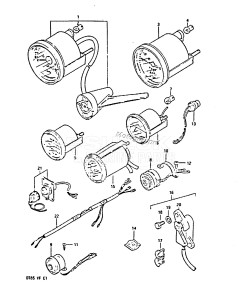 DT85 From 8501-410444 till 412597 ()  1984 drawing OPT : METER