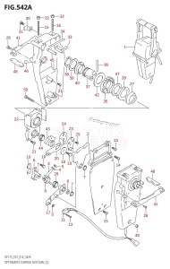 DF150 From 15002F-410001 (E01 E40)  2014 drawing OPT:REMOTE CONTROL ASSY DUAL (2)