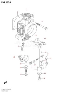 DF100A From 10003F-410001 (E03)  2014 drawing THROTTLE BODY