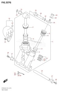 DF115AZ From 11503Z-510001 (E01 E40)  2015 drawing TRIM CYLINDER (DF140AT:E40)