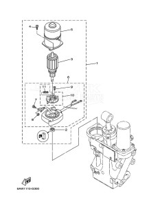 F350AETU drawing TILT-SYSTEM-2