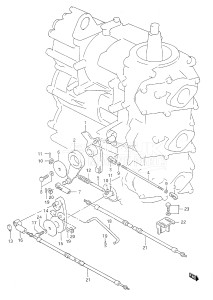 DT50 From 05004-651001 ()  1996 drawing THROTTLE LINK