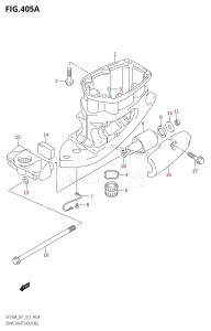 DF140AZ From 14003Z-040001 (E40)  2020 drawing DRIVE SHAFT HOUSING