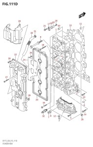 DF175T From 17502F-510001 (E03)  2015 drawing CYLINDER HEAD (DF150ZG:E03)