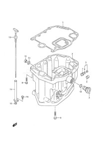 DF 115A drawing Oil Pan