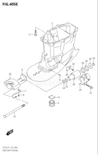 22503F-240001 (2022) 225hp E40-Costa Rica (DF225T) DF225T drawing DRIVE SHAFT HOUSING (DF250ST:X-TRANSOM)