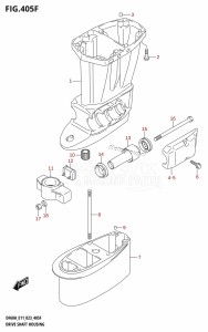 DF60A From 06003F-140001 (E11)  2021 drawing DRIVE SHAFT HOUSING ((DF60AQH,DF60ATH):E40)