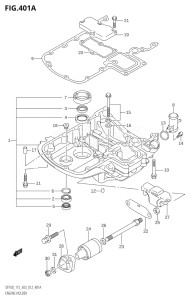 11501F-151001 (2001) 115hp E03-USA (DF115TK1) DF115T drawing ENGINE HOLDER