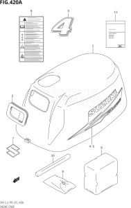 00502F-310001 (2013) 5hp P01-Gen. Export 1 (DF5) DF5 drawing ENGINE COVER (DF4:P01)