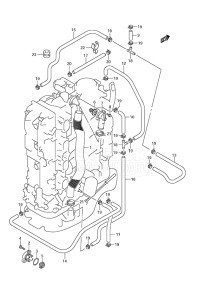 Outboard DF 150 drawing Thermostat