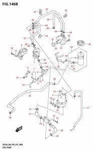 DF30A From 03003F-510001 (P01 P40)  2015 drawing FUEL PUMP (DF25AR:P01)