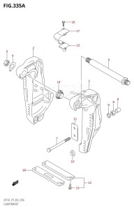 DF175T From 17502F-110001 (E03)  2011 drawing CLAMP BRACKET