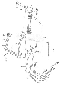 DT75TC From 07501-861001 ()  1998 drawing TILT CYLINDER (TC,WT ~MODEL:94)