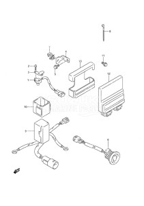 DF 90A drawing PTT Switch/Engine Control Unit