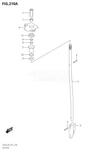 01504F-610001 (2016) 15hp P03-U.S.A (DF15A  DF15ATH) DF15A drawing SHIFT ROD