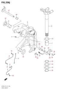 DF70A From 07003F-310001 (E01 E40)  2013 drawing SWIVEL BRACKET (DF90ATH:E01)