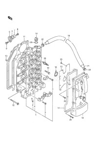 DF 115 drawing Cylinder Head