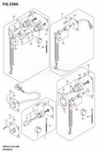 DF250Z From 25003Z-040001 (E01 E11 E40)  2020 drawing OPT:SWITCH (020,021)