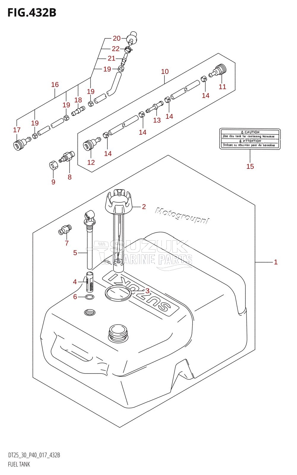 FUEL TANK (DT25K:P36)