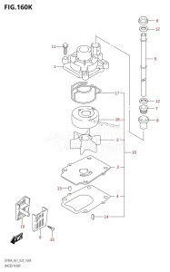 DF70A From 07003F-340001 (E11 E40)  2023 drawing WATER PUMP (DF100B:E40)