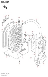 DF100A From 10003F-810001 (E11)  2018 drawing CYLINDER HEAD