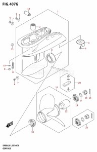 DF50A From 05003F-710001 (E01)  2017 drawing GEAR CASE (DF60A:E01)