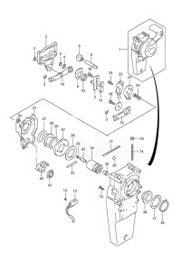 Outboard DF 175 drawing Concealed Remocon (2)