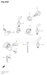 DF250Z From 25003Z-410001 (E03)  2014 drawing SENSOR (DF250Z:E03)