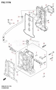 DF50A From 05004F-410001 (E01)  2014 drawing CYLINDER HEAD (DF50AVT:E01)