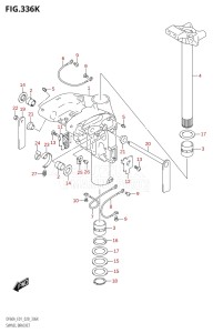 06002F-040001 (2020) 60hp E01 E40-Gen. Export 1 - Costa Rica (DF60A  DF60AQH  DF60ATH) DF60A drawing SWIVEL BRACKET (DF60AVTH:E40)