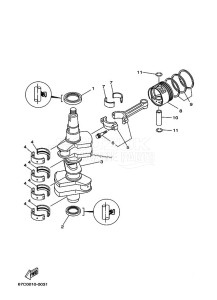 F40B drawing CRANKSHAFT--PISTON