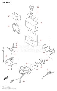 DF175ZG From 17502Z-610001 (E01 E40)  2016 drawing PTT SWITCH /​ ENGINE CONTROL UNIT (DF175TG:E01)