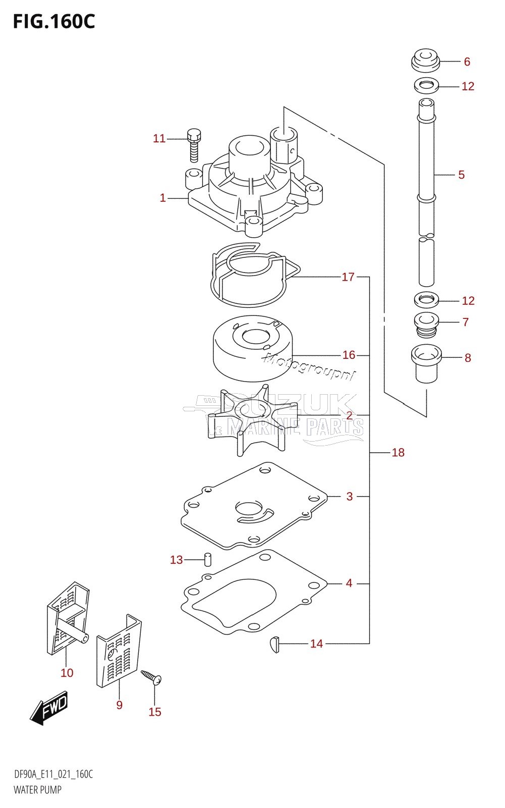 WATER PUMP (E40)