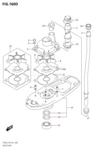 DT40 From 04005-610001 ()  2016 drawing WATER PUMP (DT40WR:P90)