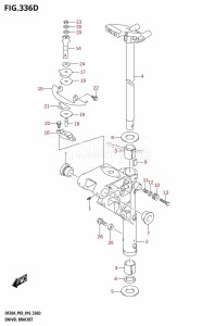 DF15A From 01504F-610001 (P03)  2016 drawing SWIVEL BRACKET (DF9.9BTH:P03)