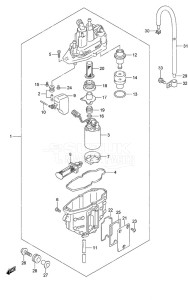 DF 70A drawing Fuel Vapor Separator