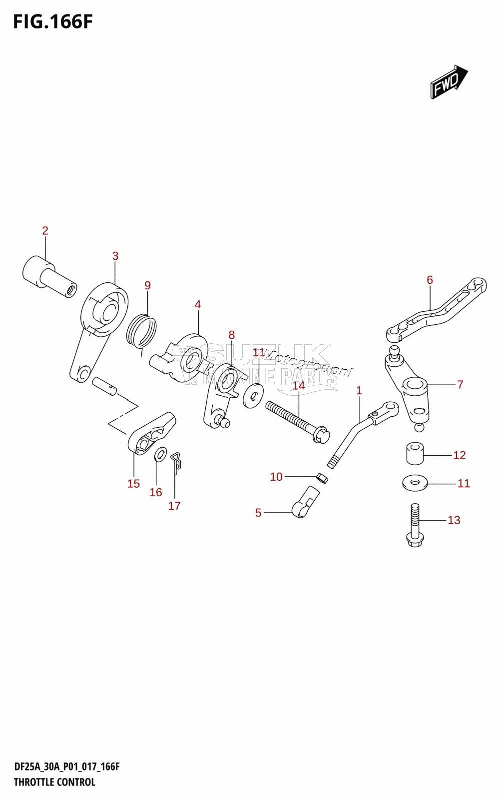 THROTTLE CONTROL (DF30AR:P01)