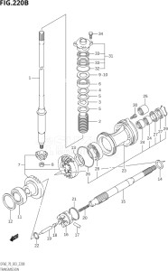 07001F-510001 (2005) 70hp E03-USA (DF70TK5) DF70 drawing TRANSMISSION (K1,K2,K3,K4,K5,K6,K7,K8,K9)